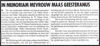 In memorium L.H. (Lous) MG-van Dam (1988)